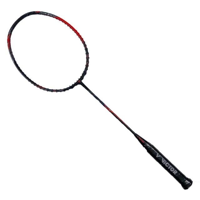 【VICTOR 勝利體育】黑龍牙TK-RYUGA METALLIC4U羽球拍黑X紅色(A1TKRYUGAM)