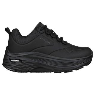 【SKECHERS】Max Cushioning Arch Fit SR 女 工作鞋 抗油防滑 黑(108112BLK)