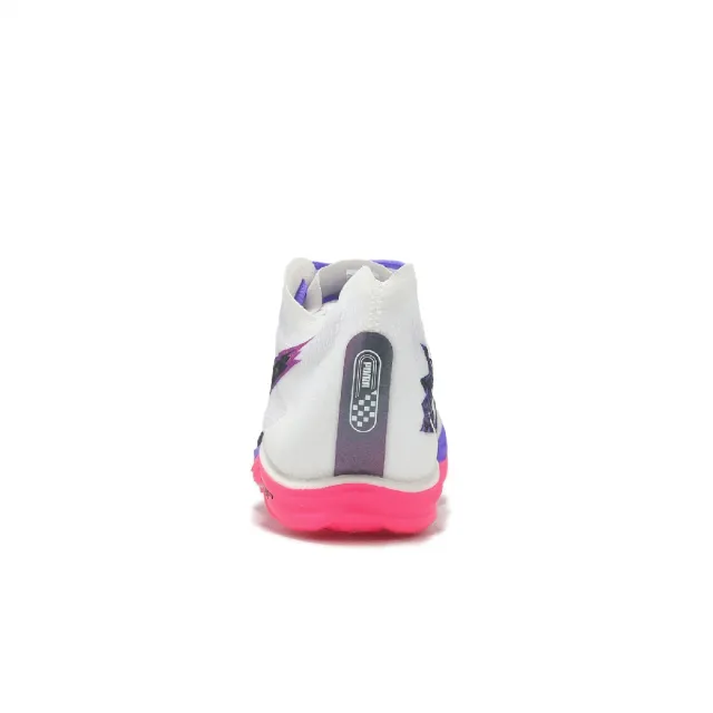 【PUMA】田徑釘鞋 Mid Distance Nitro Elite 3 男鞋 白 紫 可拆式鞋釘 中距離跑(312637-01)
