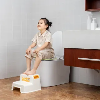 【hoi! 好好生活】日本品牌IRIS兒童浴椅-橙色