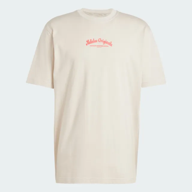 【adidas 愛迪達】Wab Tee 男 T恤 運動上衣 休閒短袖 米 亞版(JD0667)