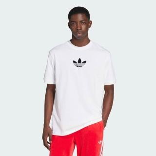 【adidas 愛迪達】Oversize Tee 男 T恤 運動上衣 休閒短袖 白 亞版(JX1515)
