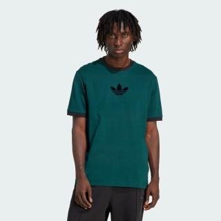 【adidas 愛迪達】Oversize Tee 男 T恤 運動上衣 休閒短袖 綠 亞版(JX1513)
