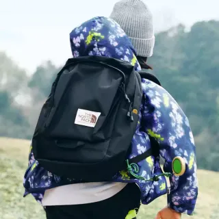 【The North Face 官方旗艦】北面兒童黑色舒適背負大容量後背包｜8B23KX7(書包)