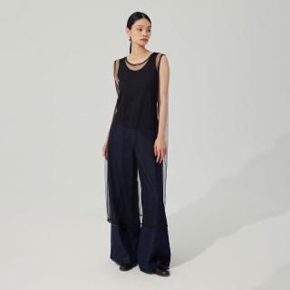 【giordano ladies】25ss 網紗長版背心(02465021)