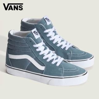 【VANS】官方旗艦 Color Theory SK8-Hi 灰藍色滑板鞋 休閒鞋