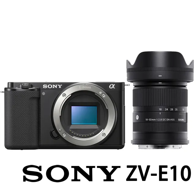 SONY 索尼】ZV-E10 附SIGMA 18-50mm F2.8 DC DN(公司貨微單眼
