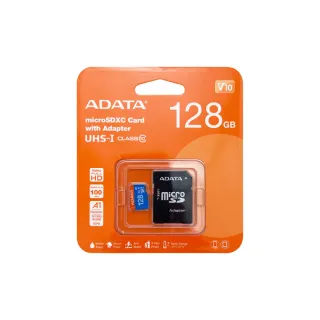 【ADATA 威剛】128GB microSDXC UHS-I A1 記憶卡 100MB/秒