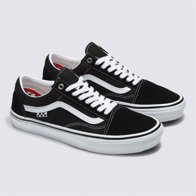 【VANS】官方旗艦 Skate Old Skool 黑白色專業滑板鞋/休閒鞋