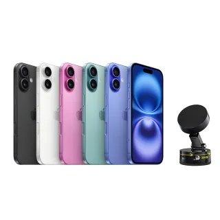 【Apple】S+ 級福利品 iPhone 16 128G(6.1吋)磁吸手機支架組