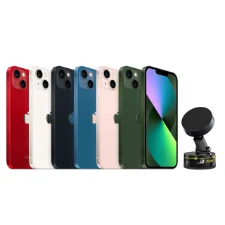 【Apple】S+級福利品 iPhone 13(512G/6.1吋)磁吸手機支架組