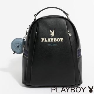 【PLAYBOY】後背包 Urban Pulse系列(藍色)