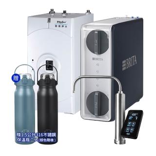 【Buder 普德】BD-3004NI5 尊爵款冷熱廚下飲水機 搭BRITA GR600 RO淨水系統(飲水機/加熱器/一級能效)