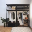 【空間特工】150x45x210cm 開放式衣架 開放式衣櫥 組合式吊衣架(組合式掛衣架、多功能衣櫃、落地衣櫃)