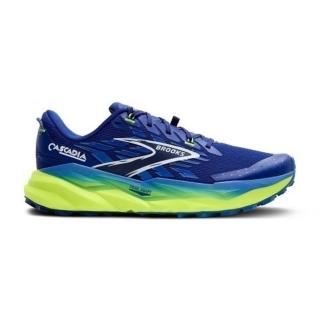 【BROOKS】Cascadia 19 男 高山越野 戶外 2E寬楦 卡斯卡迪亞 藍(1104572E416)