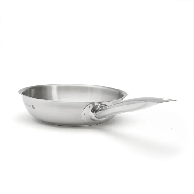 【de Buyer 畢耶】Prim’Appety系列 不鏽鋼單柄平底鍋20cm-適用IH爐