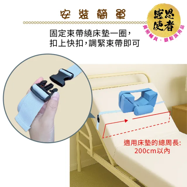 【感恩使者】頭部定位枕 防側偏頭枕 1個入 ZHCN2512(頭頸固定枕 支撐枕 病床 高背輪椅適用)