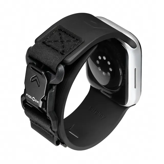 【bitplay】防水FKM氟橡膠Fidlock瞬扣錶帶 for Apple Watch Ultra/46-44 mm (智慧穿戴/運動)