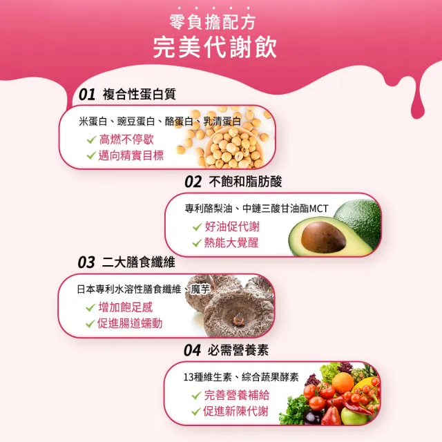 【蒔心】飽飽奶昔 草莓雪泡 1盒組(7入/盒-草莓牛奶/草莓果乾/高蛋白/膳食纖維/早餐/代餐/窈窕)