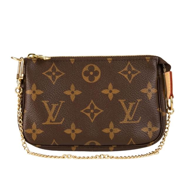 【Louis Vuitton 路易威登】迷你Pochette Accessoires 鏈帶手提包(M58009)