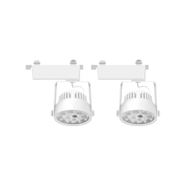 【金亮】4入組｜12W AR70軌道燈 可調角度 全光譜 散熱佳(冷鍛式、聚光、家庭、商用、可旋轉)