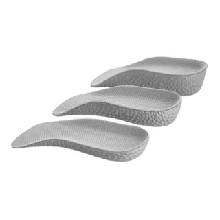 【YING SHUO】Ｕ型根杯隱形增高鞋墊(足弓墊 隱形增高墊 乳膠 透氣 止滑 減壓 貼合足弓)