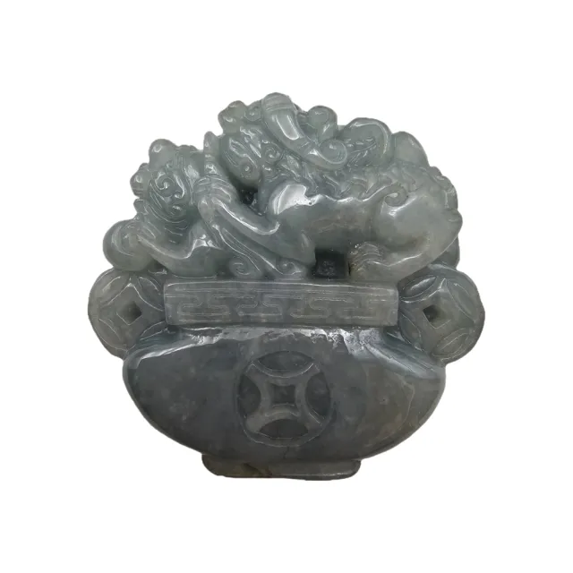【藏古祥館】翡翠聚寶盆 SY35(宗教開運  翡翠)