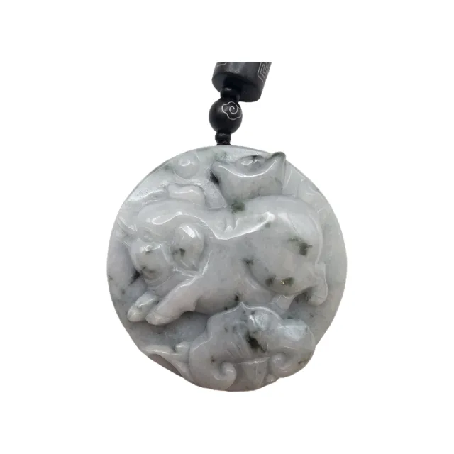 【藏古祥館】翡翠福豬 SY41(翡翠)