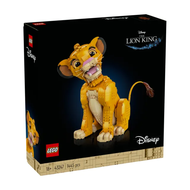 【LEGO 樂高】迪士尼系列 43247 少年獅子王辛巴(Young Simba the Lion King 創意力遊戲 禮物)