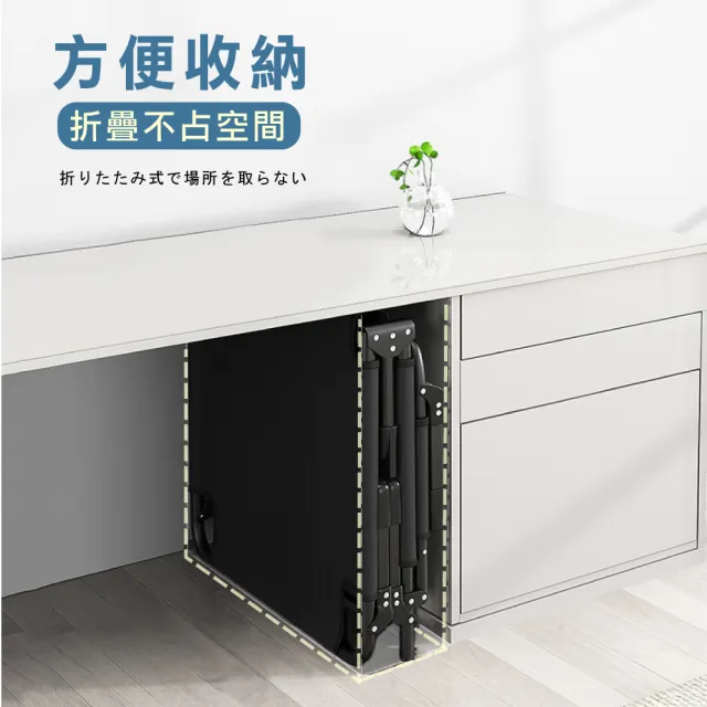 【ONE HOUSE】四段可調_小鋼炮穩固免安裝秒收折疊床_75寬_2入(單人床 行軍床 辦公午休床 露營床)