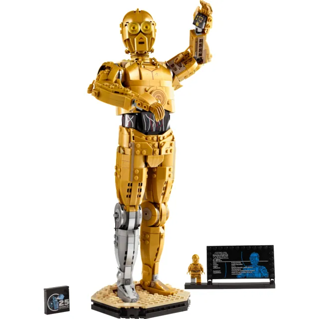 【LEGO 樂高】星際大戰系列 75398 C-3PO(機器人 星戰模型 禮物 居家擺設)