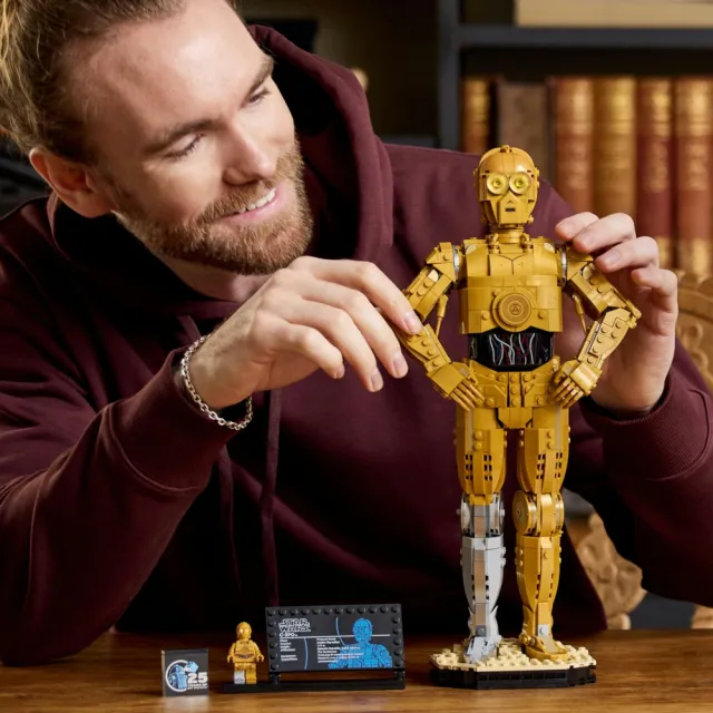 【LEGO 樂高】星際大戰系列 75398 C-3PO(機器人 星戰模型 禮物 居家擺設)
