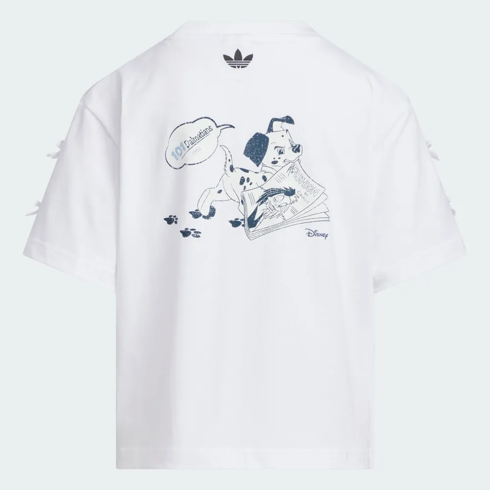 【adidas 愛迪達】迪士尼 101忠狗 短袖上衣 T恤  童裝 - Originals KG6625
