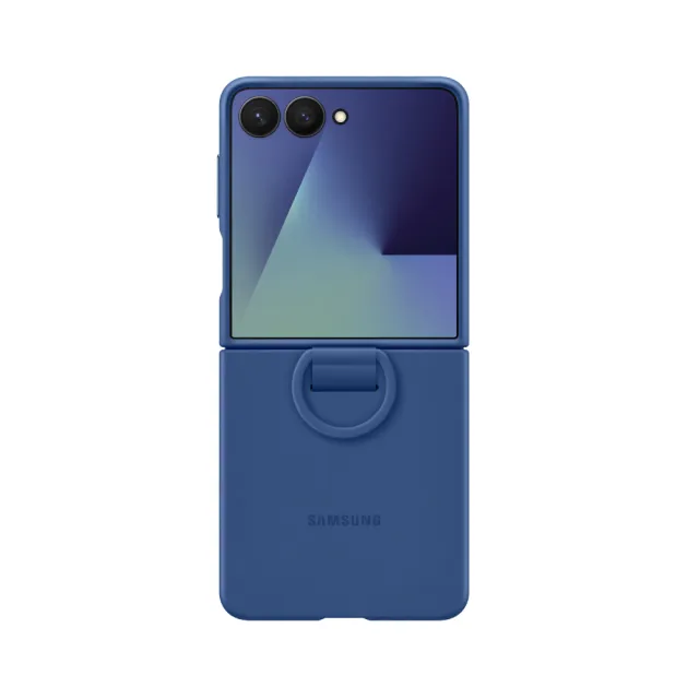 【Samsung 三星】Galaxy Z Flip7 原廠矽膠薄型保護殼 - 附指環扣(EF-PF766)