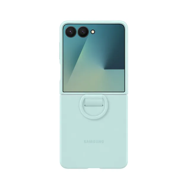 【Samsung 三星】Galaxy Z Flip7 原廠矽膠薄型保護殼 - 附指環扣(EF-PF766)