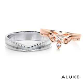 【ALUXE 亞立詩】18K金 結婚對戒 Fearless Love 迪士尼 睡美人系列 RBGDS002