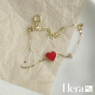 【HERA 赫拉】紅心皇后精緻纖細手鍊 abn3(紅心 精緻 纖細 手鍊)