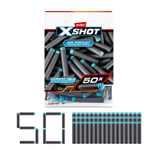 【X-SHOT】子彈補充包 50枚入(二包)