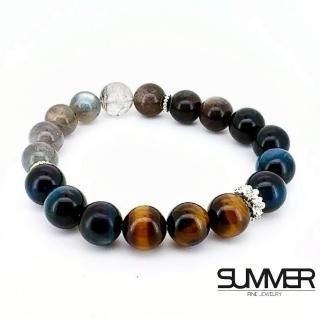 【SUMMER 寶石】藍眼銀曜・星辰芒光設計款水晶(9-10MM)