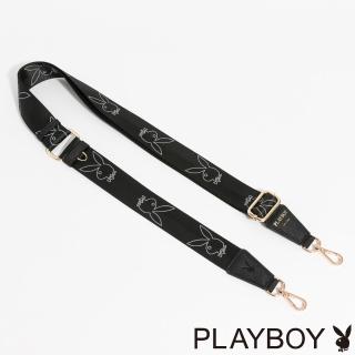 【PLAYBOY】配件小物-長背帶(黑色)