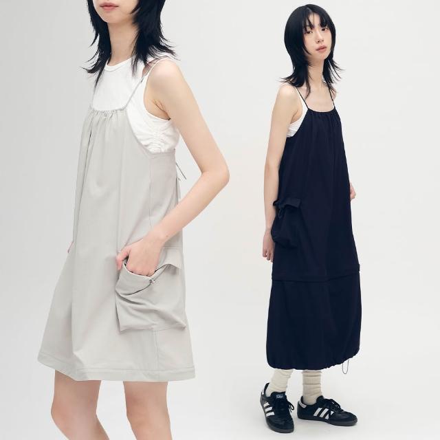 【plain-me】SAAKO 2WAY 女生洋裝 工裝裙 女裝 女生裙子 短裙 可拆式_SAA5033-252