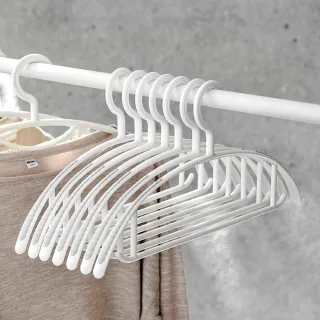 【hoi! 好好生活】抗UV無痕衣架60入-防滑款