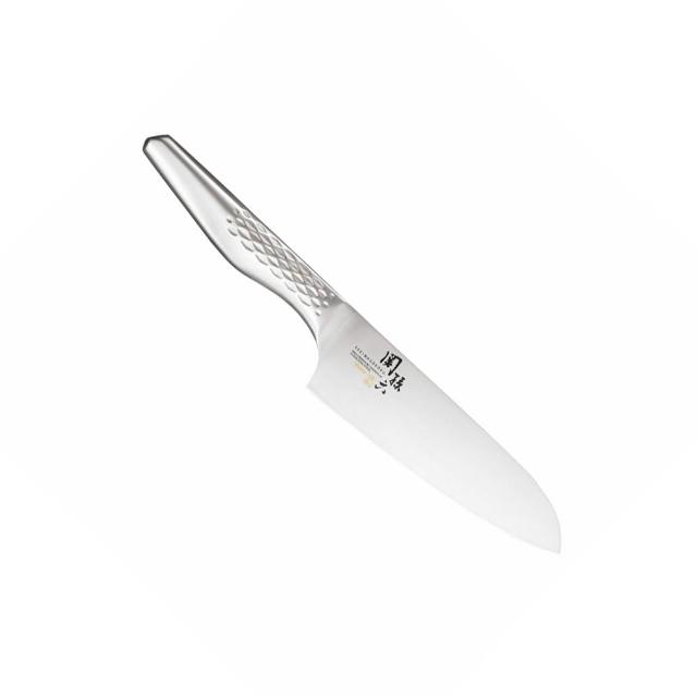 【KAI 貝印】關孫六 日本製匠創系列一體成型不鏽鋼三德刀(16.5cm)