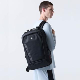 【DESCENTE】後背包 健身包 運動包 大容量 TRAINING ALL-IN-ONE BACKPACK 黑 SQ323TBP70-BLK0