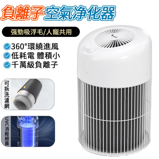 【IPSKY】多功能寵物空氣清淨機(吸浮毛除過敏原 UV殺菌負離子空氣淨化 寵物清淨機 寵物吸毛機 空氣濾淨器)