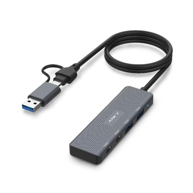 【ANFY】A+C USB3.2 Gen2 10Gbps 4 PORT USB 集線器 50公分