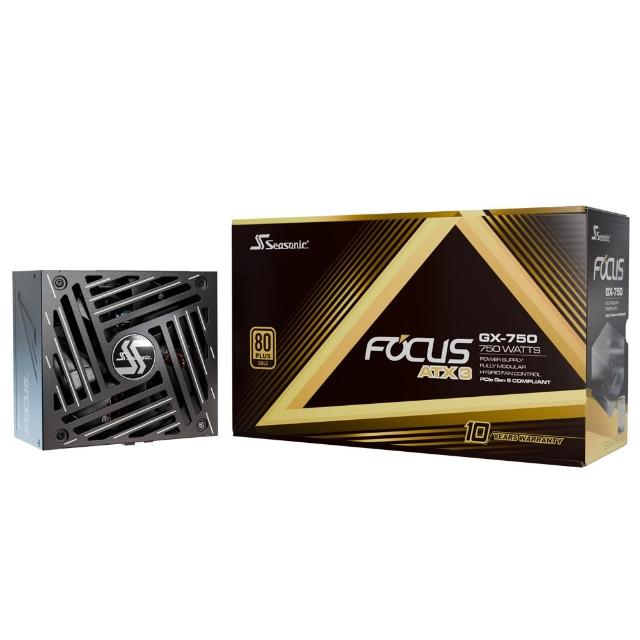 【Seasonic 海韻】ATX3 FOCUS GX-750 金牌/全模 電源供應器(ATX3.1 FOCUS GX750 金牌 全模 電源供應器)