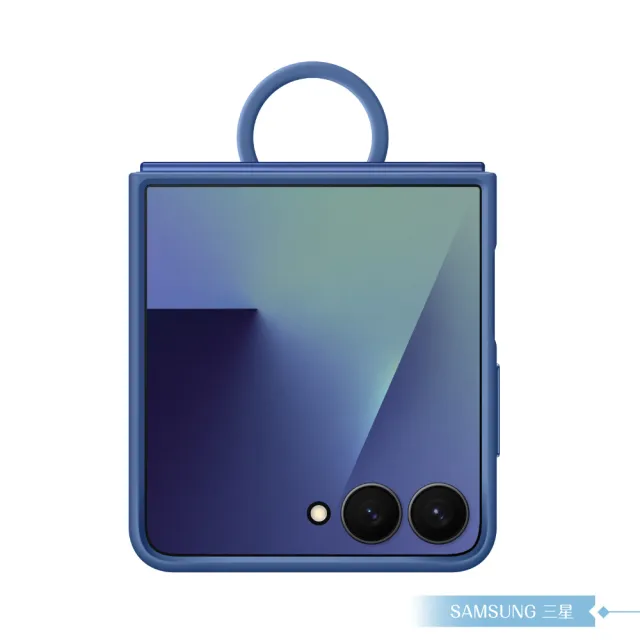 【Samsung 三星】原廠公司貨 Z Flip7 矽膠薄型保護殼 - 附指環扣 PF766(盒裝)