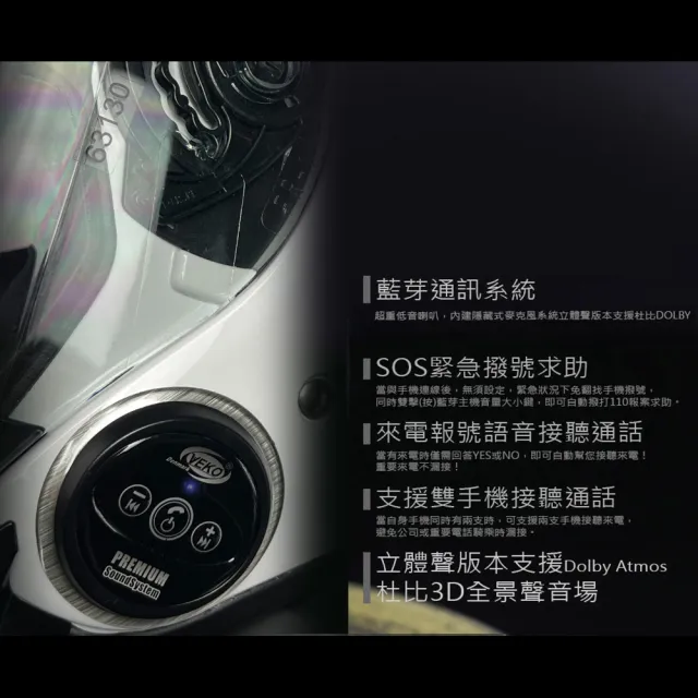 【VEKO】限時體驗價-行車紀錄+藍芽功能隱裝式1080P雙功能競速安全帽台灣製(含鏡片+電池+充電器+記憶卡)