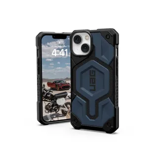 【UAG】iPhone 13/14 MagSafe 頂級版耐衝擊保護殼-藍(UAG)